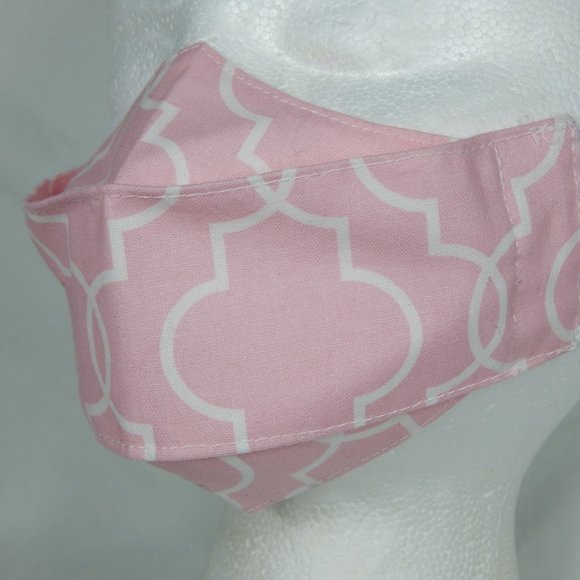 Cute Handmade Face Mask Girls 5-10yo Pink - Picture 2 of 5